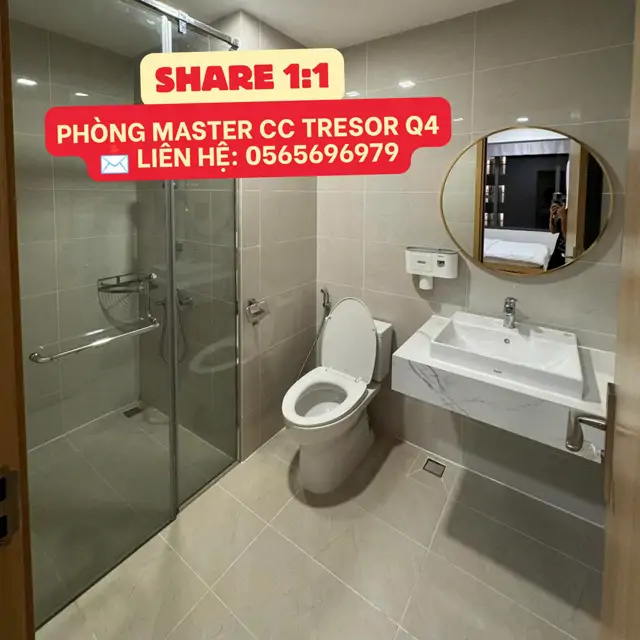 Tìm Bạn Nữ Nhân Viên Văn Phòng Ở Ghép Căn Hộ Master The Tresor Quận 4