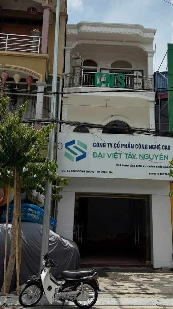 Cho Thuê Nhà 3 Tầng Mặt Tiền Đường Đinh Công Tráng – Phường Lê Mao, Tp. Vinh, Nghệ An