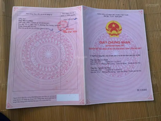 Bán Nhà Riêng Tại Tổ Dân Phố Bắc Lãm 8, Đường Thượng Mạo, Phú Lương, Hà Đông, 115 Triệu/m2
