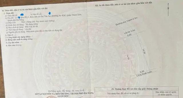 Bán Đất Trung Tâm Thanh Khê – Tân Hòa 7 - Sát Chợ