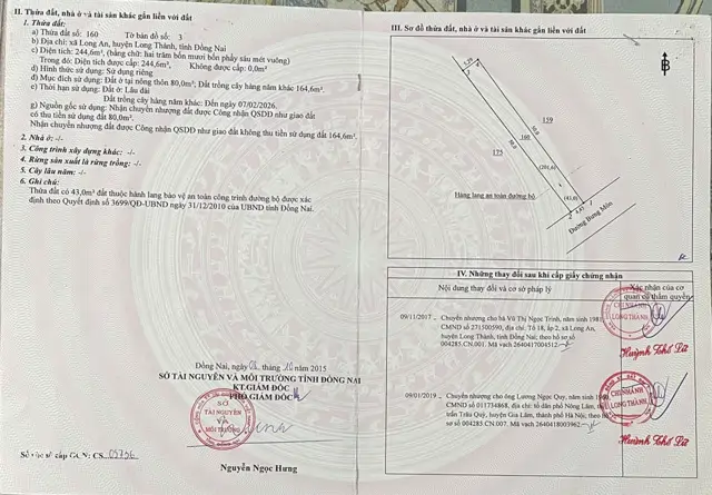 Chính Chủ Bán Đất Mặt Tiền Bưng Môn 244,6M2 Gần Sân Bay Long Thành, Có Nhà Cấp 4, Chỉ 300M Ra Cao