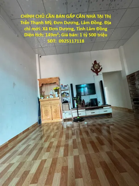 Nhà Đẹp – Giá Tốt – Chính Chủ Cần Bán Gấp Căn Nhà Tại Thị Trấn Thạnh Mỹ, Đơn Dương, Lâm Đồng