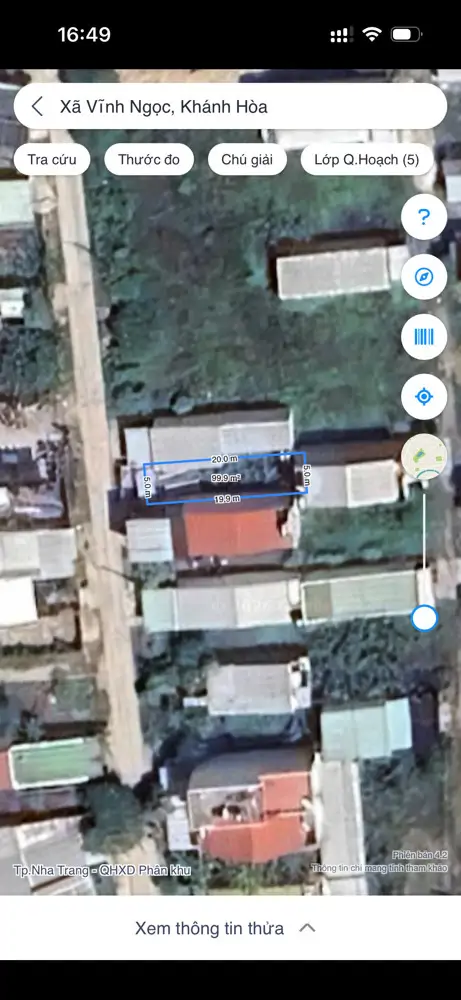 Bán Đất Mặt Tiền Đường Hòn Thơm – Xuân Ngọc, Phường Tây Nha Trang 2,350 Tỷ