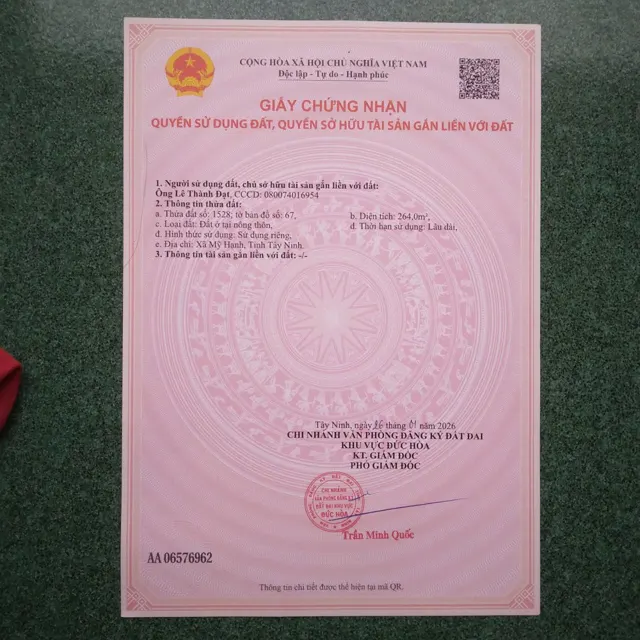 Đất Đẹp - Giá Tốt - Cần Bán Gấp 2 Nền Đất Tại Đức Hòa, Long An