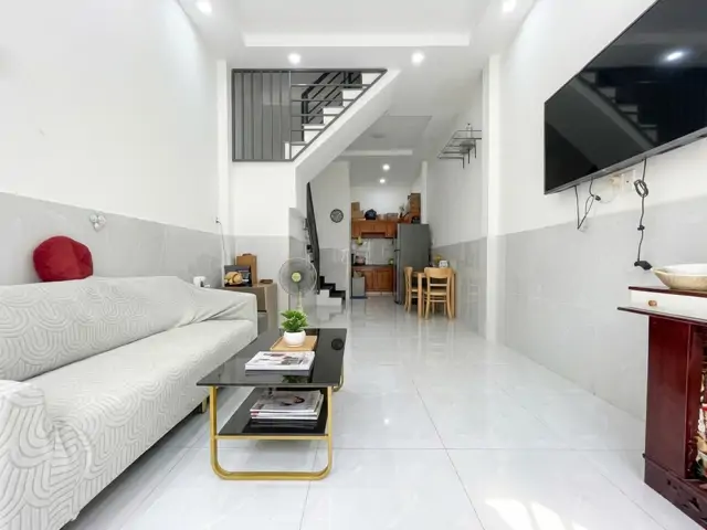 H2879 Nhà Vuông Vức Có S.thượng Gần Chợ An Nhơn - Giá 3.X Tỷ