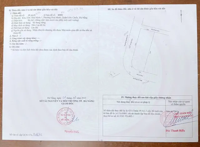 Bán Đất 2 Mặt Tiền Lê Thiệt & Hòa Minh 2 - Gần Bãi Tắm Biển