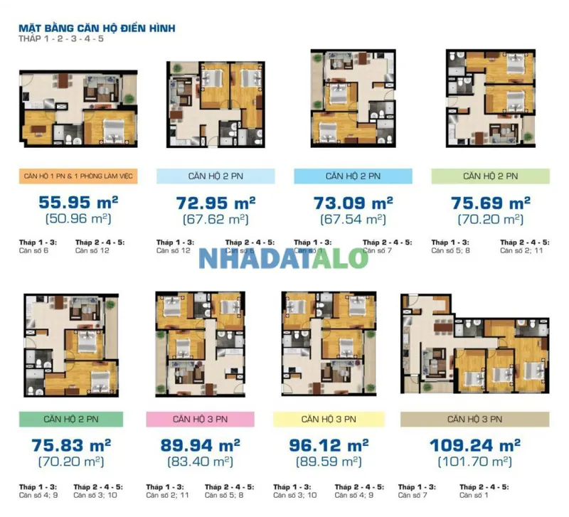 Căn Hộ Chung Cư 3Pn 2Wc Tại The Sun Avenue 109M2 -7