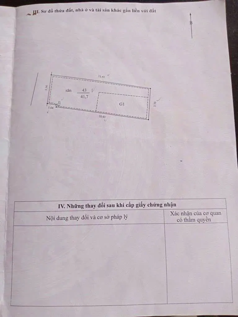 Bán đất tặng nhà cấp 4 Trương Định, Hoàng Mai - 6.85 tỷ - Ngõ rộng, ba gác