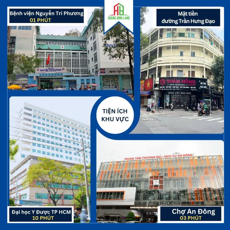 Căn hộ 3 phòng ngủ Quận 5 - Giá 2.4 tỷ - Vị trí trung tâm, tiện ích đầy đủ