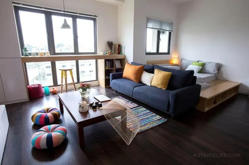 Căn hộ 1 ngủ Mulberry Lane 46m2 View Làng Việt Kiều - Giá 3.3x Tỷ