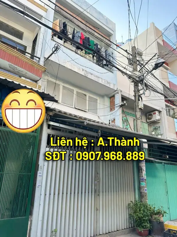 Cho Thuê Nhà Quận 6: 3.5x10m, 1 Trệt 1 Lửng 1 Lầu, Bình Tiên, Giá 9 Triệu