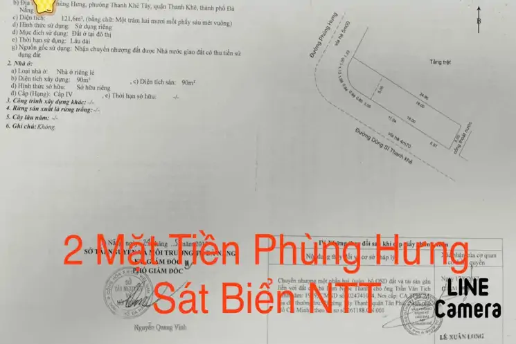 Bán Nhà Lô Góc 2 Mặt Tiền Phùng Hưng & Dũng Sĩ Thanh Khê - ảnh 1