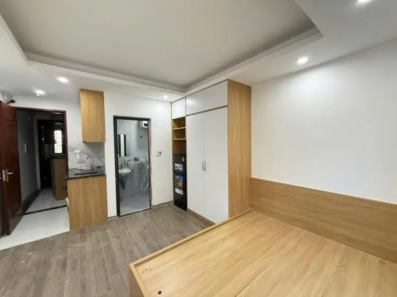 Cho Thuê Căn Hộ Studio Thái Thịnh - Đống Đa - Full Nội Thất - Giá từ 5.5tr/th - ảnh 1