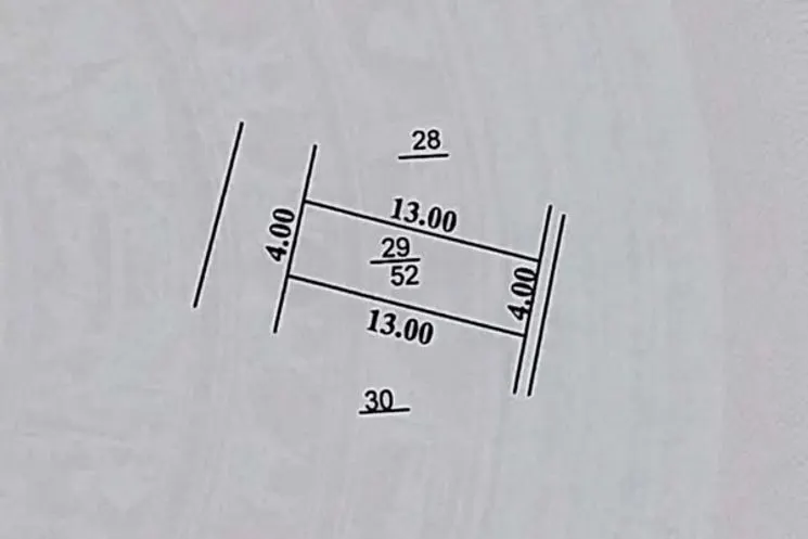 Cần Bán Gấp Mảnh Đất Tt-75 Lai Xá _ Hoài Đức _ Hà Nội. Đường Trước Nhà 6M Hình Bàn Cờ, Thông Tứ