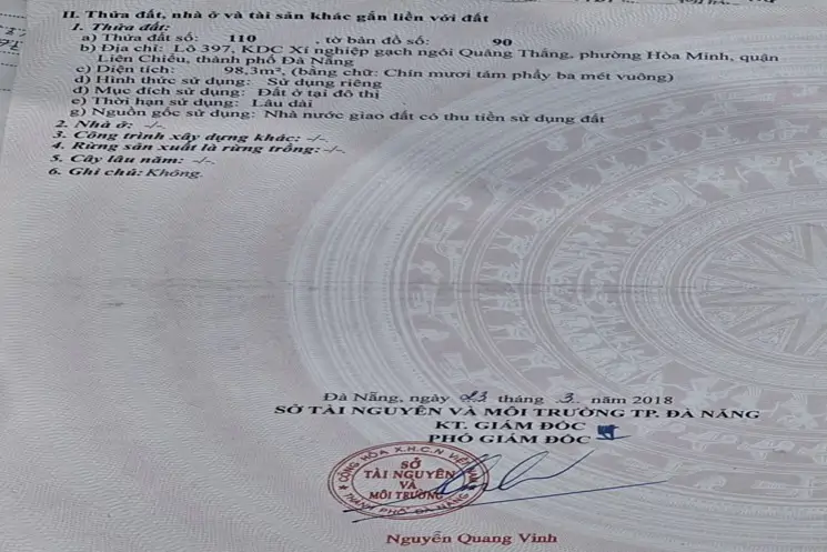 Bán Đất Đường Mộc Bài 7 – Hòa Minh, Liên Chiểu, Đà Nẵng - ảnh 1