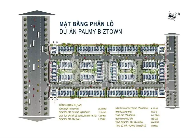 Cần Bán Gấp Căn Thương Mại Palmy Biztown Thanh Trì - 75m² - Ngay Nguyễn Xiển