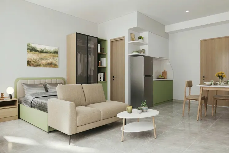 Căn Hộ Studio Gần Kcn Vsip 2 – Ở Hoặc Cho Thuê Đều Lời