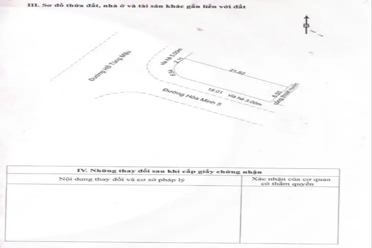 Lô Góc 2 Mặt Tiền Đường 10,5M Lề 5M Hồ Tùng Mậu Và Hòa Minh 25 - ảnh 1
