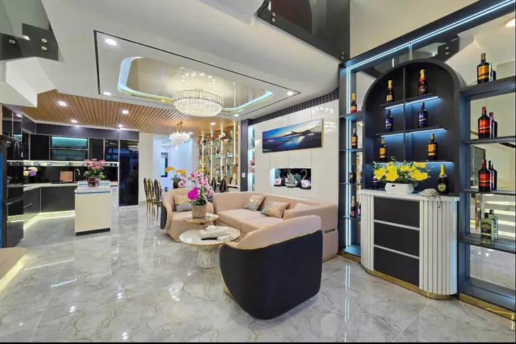 + Nhà 3 Tầng Mới Xây Nội Thất Châu Âu Siêu Đẹp, Cách Bãi Tắm Trung Tâm Liên Chiểu 80M, Gần Khu Vui