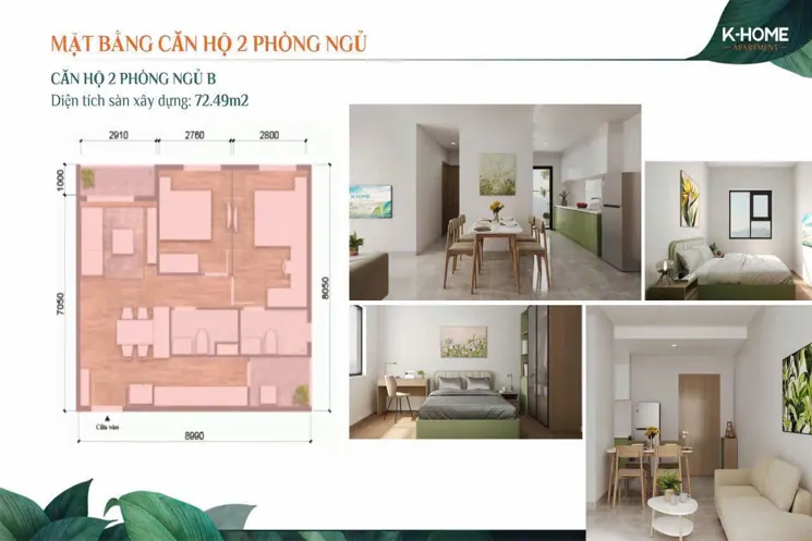 An Cư Lý Tưởng – Căn Hộ 2Pn 70M², Đủ Tiện Ích – Giá Tốt 1,478 Tỷ