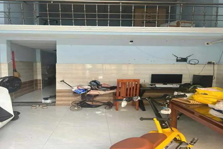 ♣ Nhà Sát Mt Ông Ích Đường, Chợ Cẩm Lệ, 63M2, 2 Mặt Thoáng, Lửng Đúc Sạch, 3.29 Tỷ - ảnh 1