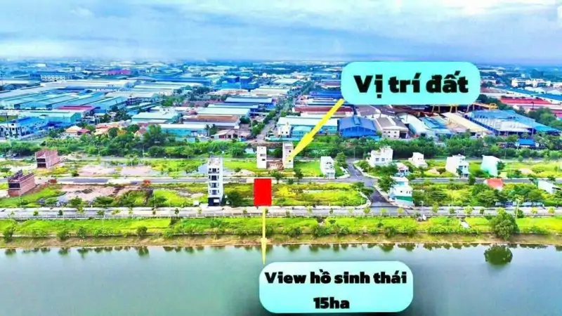 Bán Gấp Lô Đất Full Thổ Cư Tên Lửa 2 - View Hồ, Gần KCN