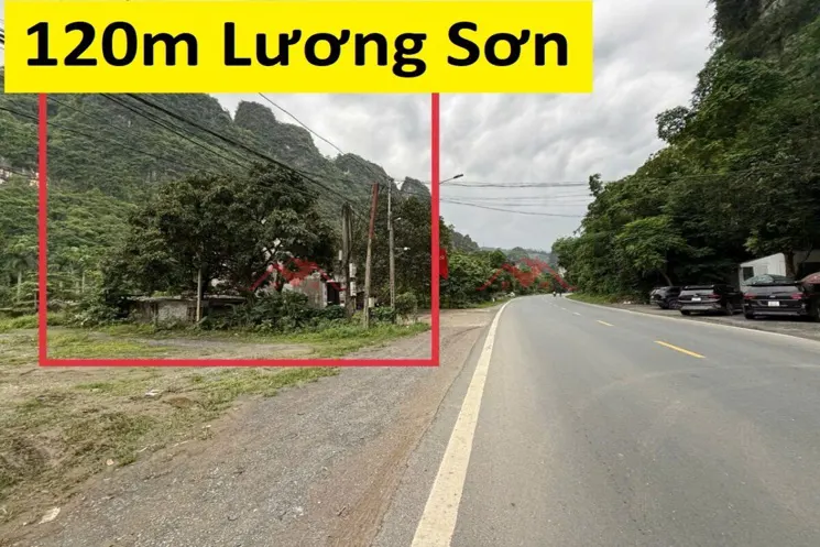 Chính Chủ Bán Lô Đất Đẹp Kinh Doanh 120M Tại Lương Sơn-Hòa Bình