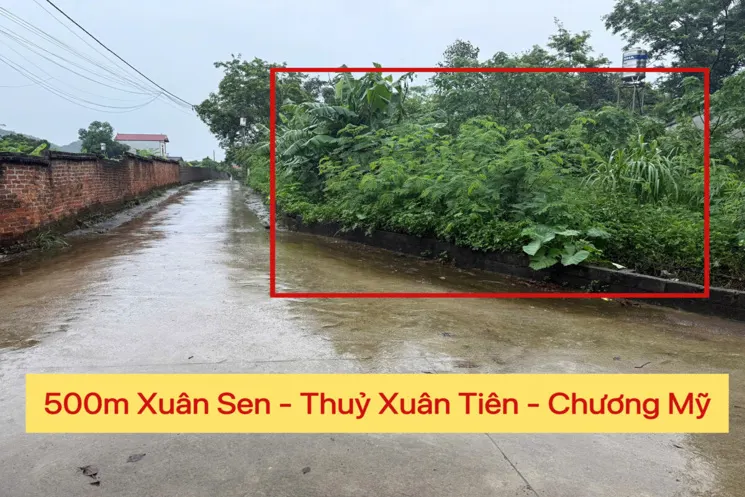 Chính Chủ Bán Lô Đất To Siêu Đẹp 500M Tại Thủy Xuân Tiên-Chương Mỹ-Hà Nội