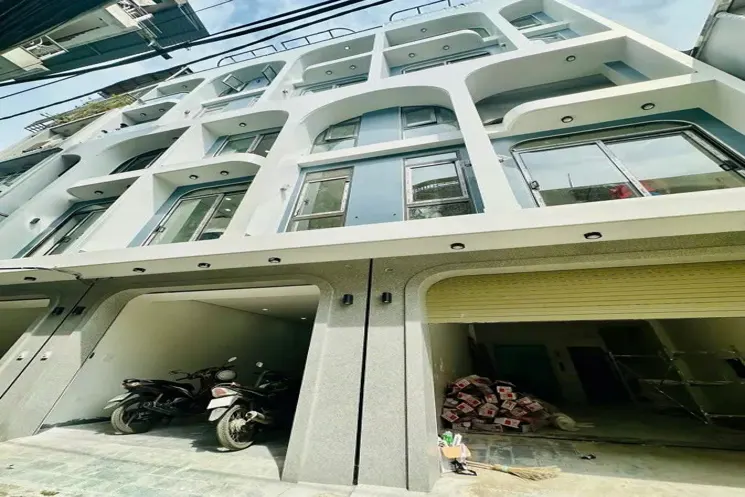 Nhà Mới- Đẹp Ô Tô Vào Nhà Thạch Bàn 38M1 X 6 Tầng, Mặt Tiền 3.7M 12.3 Tỷ Long Biên