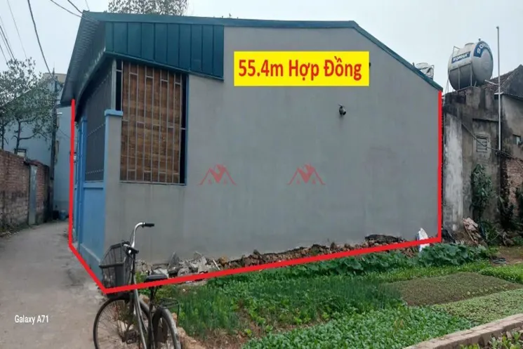 Bán Đất Tặng Nhà 55,4M Tại Hợp Đồng-Chương Mỹ-Hà Nội