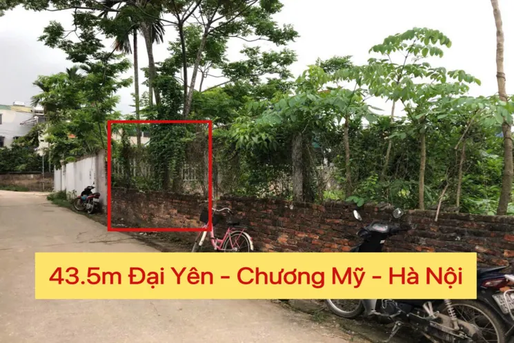 Chính Chủ Bán Lô Đất Fo 43,5M Tại Đại Yên-Chương Mỹ-Hà Nội