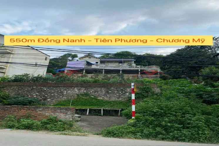 Hàng Fo Chính Chủ Bán Lô Đất 550M Giáp Ngay Mặt Đường Tỉnh Lộ 419 Tại Tiên Phương-Chương Mỹ-Hà Nội