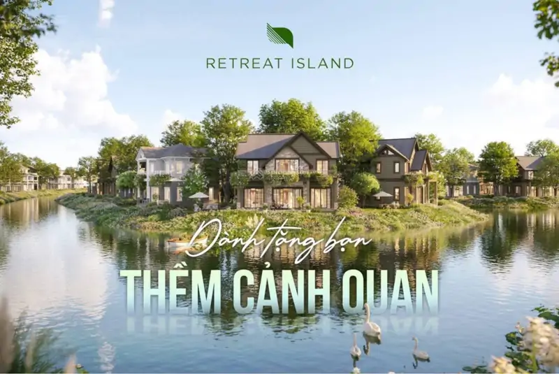 Căn Biệt Thự Song Lập Phân Khu Biệt Thự Đảo Eco Retreat Giá 20 Tỷ. Thanh Toán Tự Do
