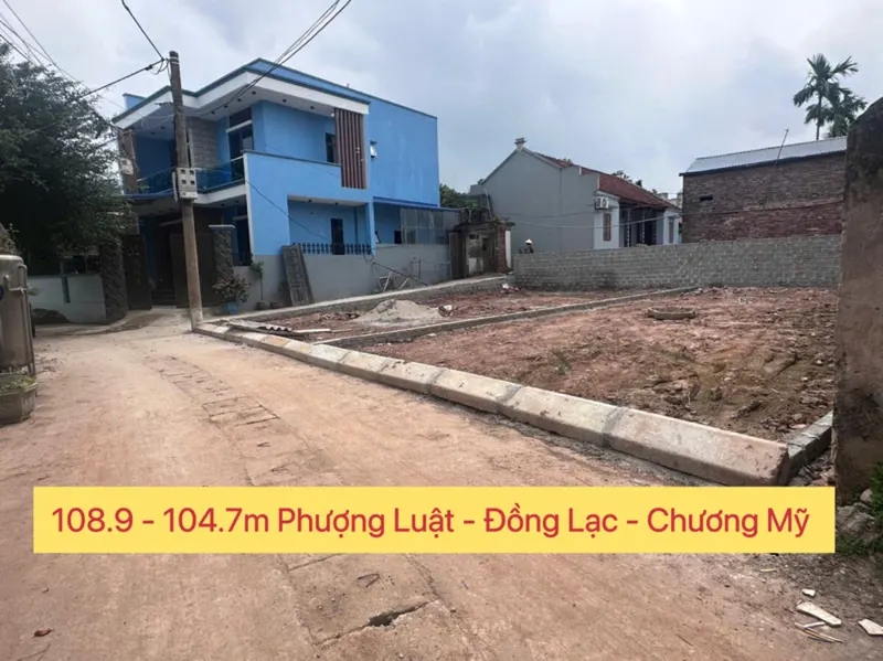 Siêu Phẩm 2 Lô Đất 108,9M Và 104,7M Tại Đồng Lạc-Chương Mỹ-Hà Nội