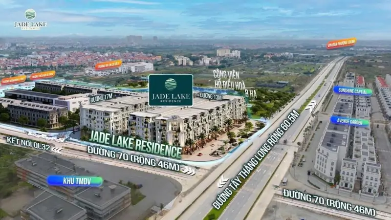Jade Lake Residence: Biệt thự & Liền kề Tây Thăng Long - An cư đẳng cấp, đầu tư sinh lời