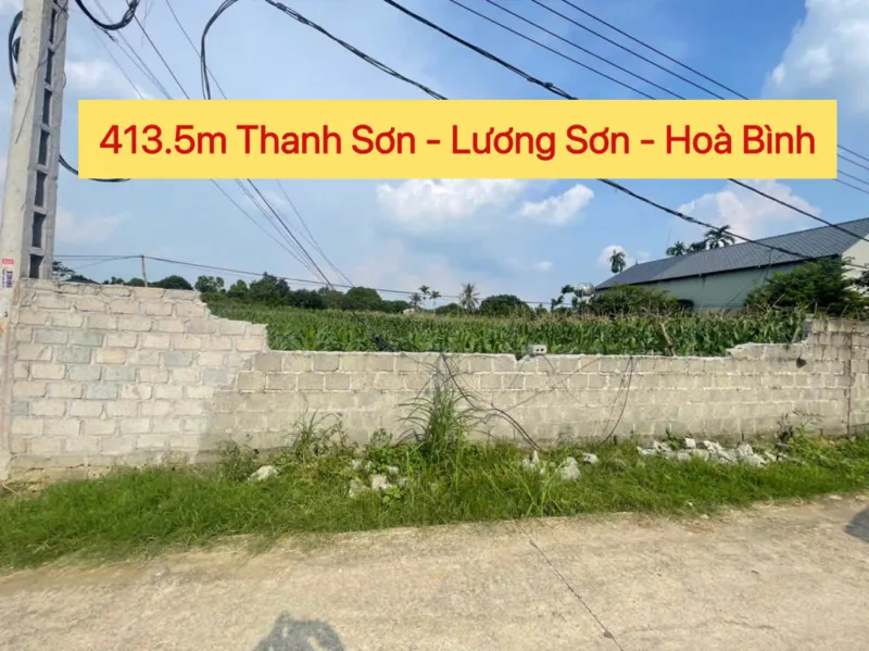 Siêu Phẩm 413,5M Tại Lương Sơn-Hòa Bình