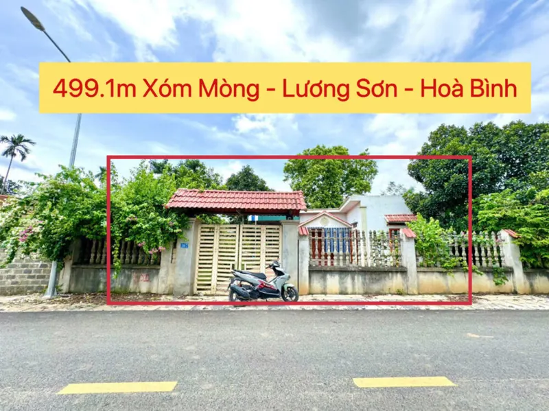 Siêu Phẩm Trục Chính Kinh Doanh 499,1M Tại Lương Sơn-Hòa Bình