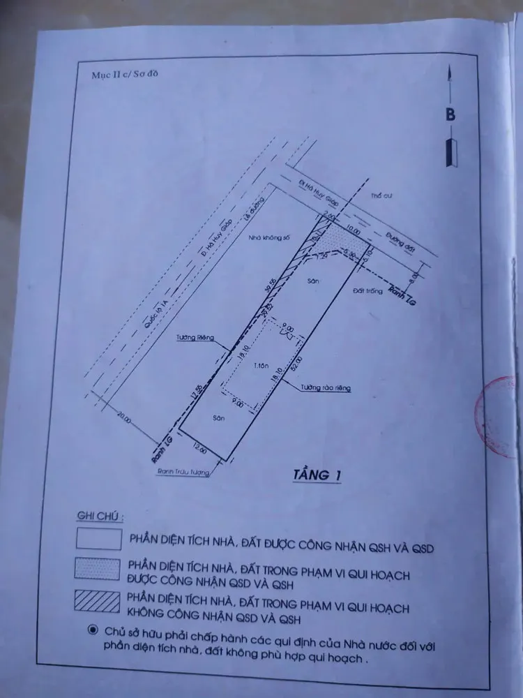 Đất (12X60) 2Mt Thụt Hà Huy Giáp, Thạnh Lộc, Q.12 Giá Rẻ 22.5 Tỷ