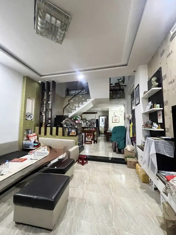 Nhà 3 Tầng Hiện Đại Gần Nam Việt Á, 100M², Gara Ô Tô, Giá Chỉ 9.X Tỷ - ảnh 1