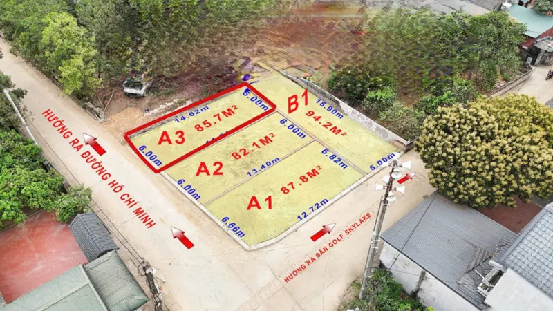 Lô Đất Siêu Đẹp 85,7M Tại Nam Phương Tiến-Chương Mỹ-Hà Nội