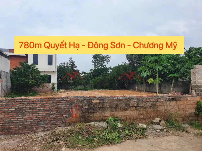 Siêu Phẩm 780M Tại Đông Sơn-Chương Mỹ-Hà Nội
