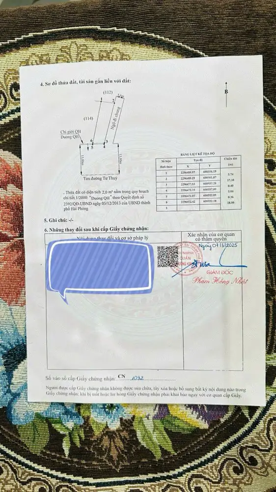 Lô Góc 94,8M² – Mặt Đường 402 Tư Thủy, Giá Chỉ Nhỉnh 3 Tỷ Zalo 0567 222 555
