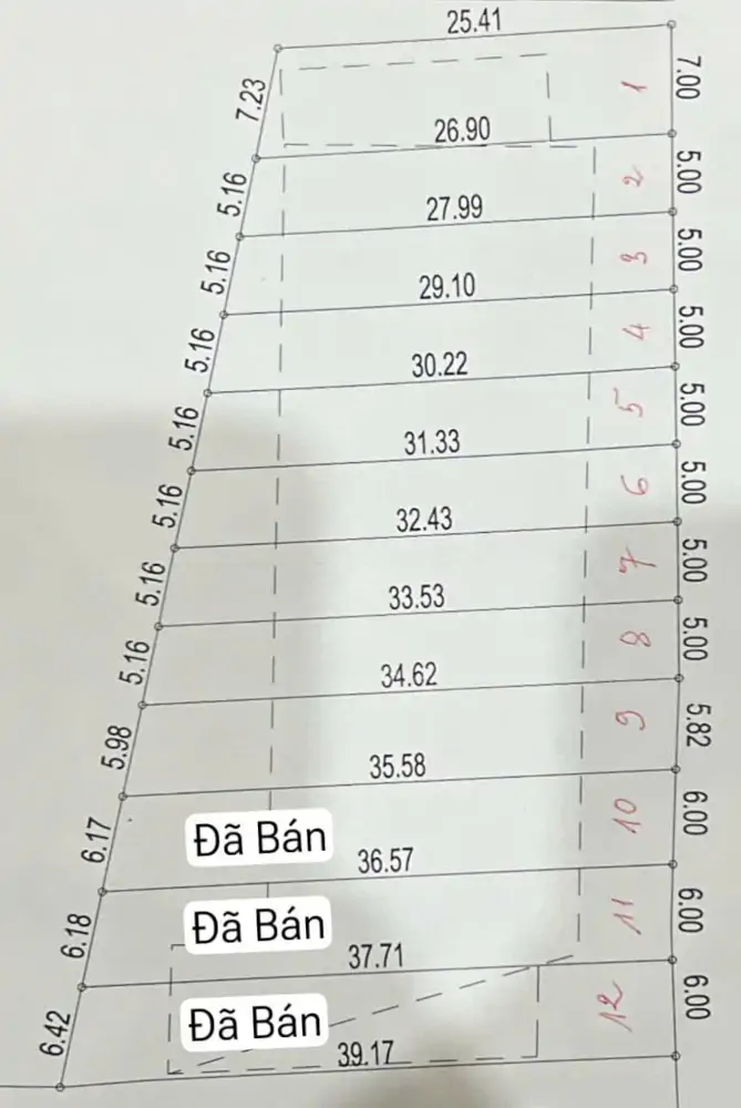 9 Lô Đất Liền Kề Vị Trí Đẹp Tại Xã Đất Đỏ, Gần Trước Cổng Kcn Đất Đỏ