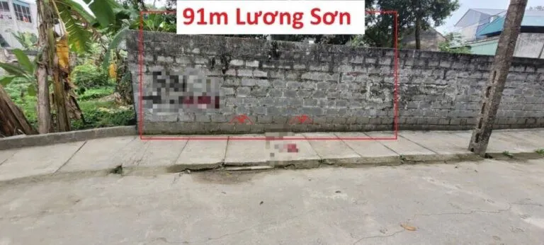 Siêu Phẩm 91M Tại Lương Sơn-Hòa Bình