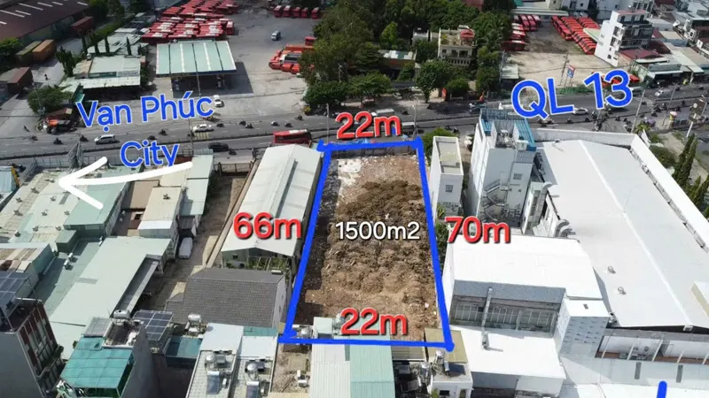 Bán Lô Đất Lớn Mặt Tiền Quốc Lộ 13, Hiệp Bình Phước - Tp Thủ Đức, Hồ Chí Minh