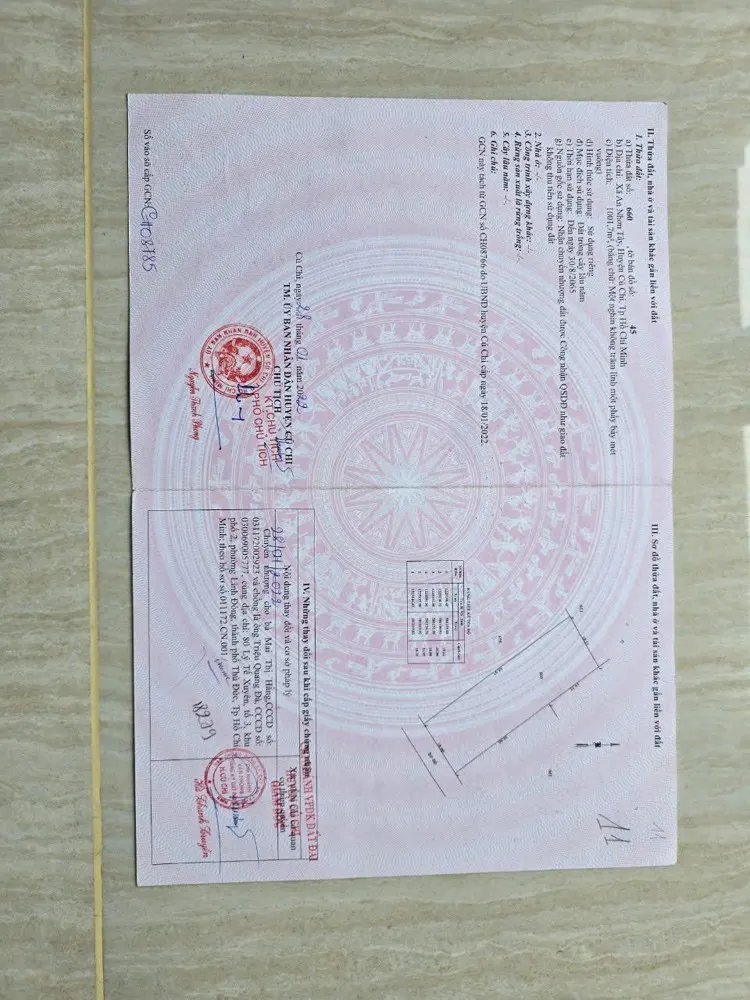 Hot Hot - Cần Bán Lô Đất Trồng Cây Lâu Bán Tại Ấp Cây Sộp, Tân An Hội, Huyện Củ Chi, Hcm