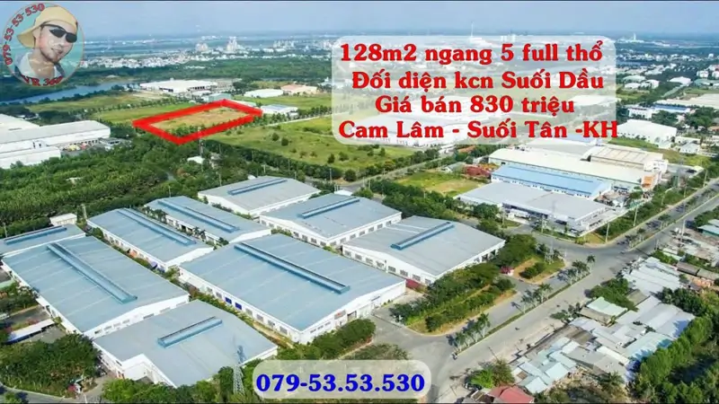 Bán Đất Nền Cam Lâm Giá Chỉ Từ 830 Triệu/nền – Gần Kcn Suối Dầu, Full Thổ Cư, Sổ Riêng Từng Lô - ảnh 1