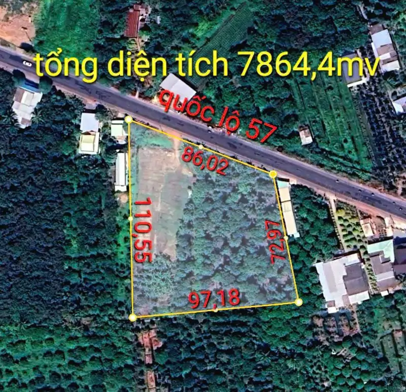 Đất Đẹp – Giá Tốt – Chính Chủ Bán Tại Đường Quốc Lộ 57, Xã Bình Hoà Phước, Long Hồ, Vĩnh Long