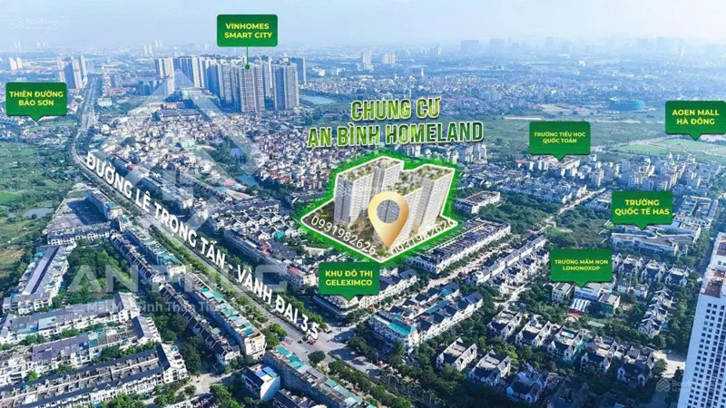 Còn 3 Căn 2 Phòng Ngủ, 2 Căn 3 Phòng Ngủ Tầng Đẹp, View Đẹp, Hướng Mát Tại An Bình Homeland Lh: