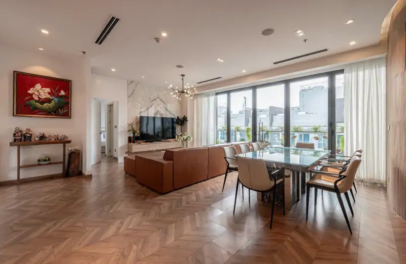 Căn Hộ Penthouse Vinhome Central Park Bình Thạnh 166M2 Giá 25,5 Tỷ, Sổ Đỏ, Tiện Nghi Đầy Đủ, Vị Trí